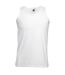 Fruit Of The Loom Mens Athletic Sleeveless Vest/Tank Top (White)