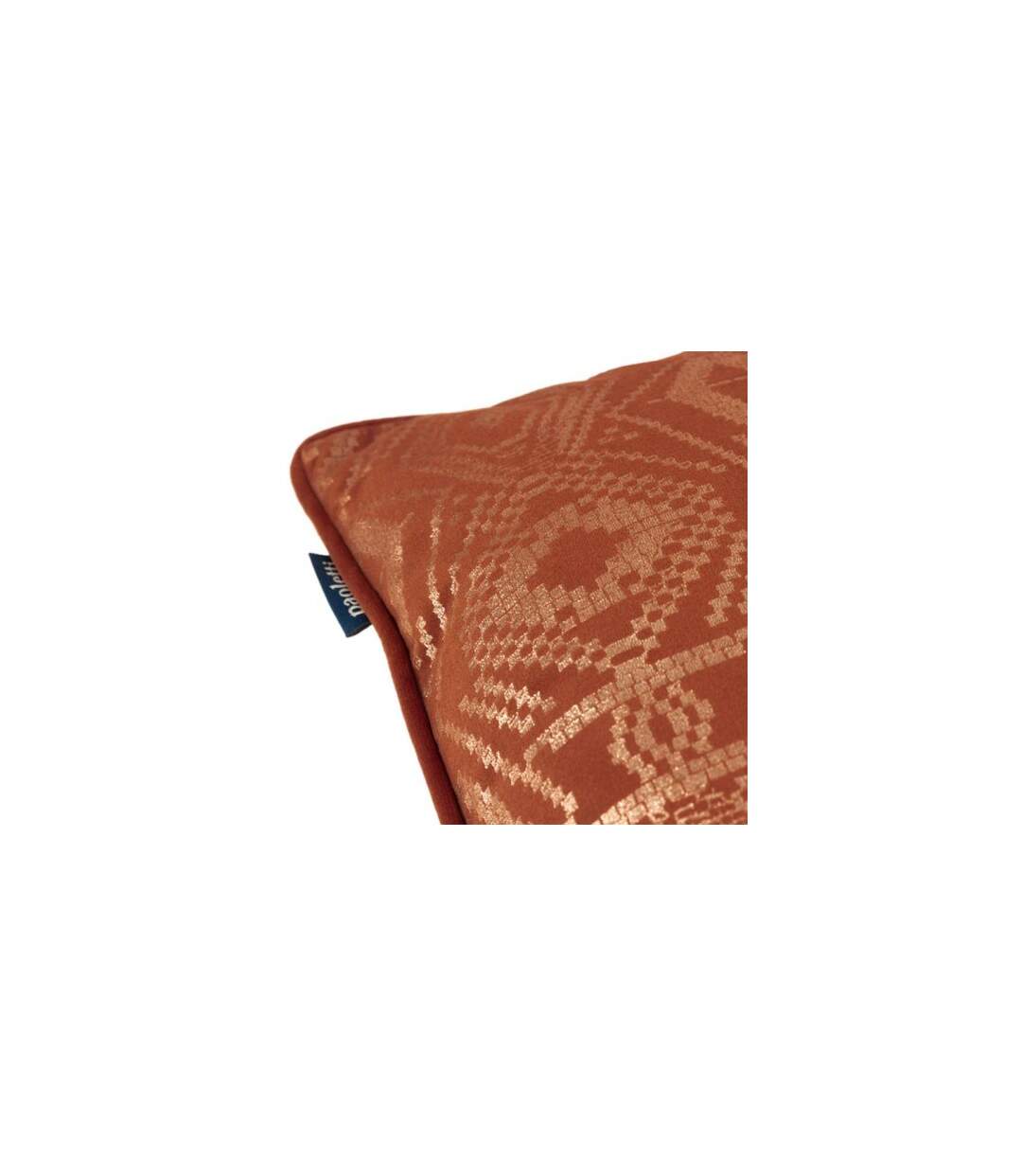 Housse de coussin tayanna 50 cm x 50 cm rouge orangé Paoletti-3