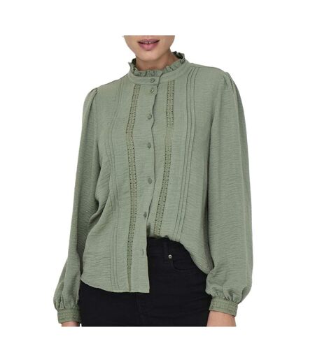 Chemise kaki femme jdy lace shirt - 34