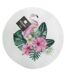 Set de Table Imprimé Flamant 35cm Blanc-4