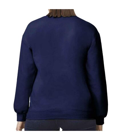 Sweat softstyle adulte bleu marine Gildan