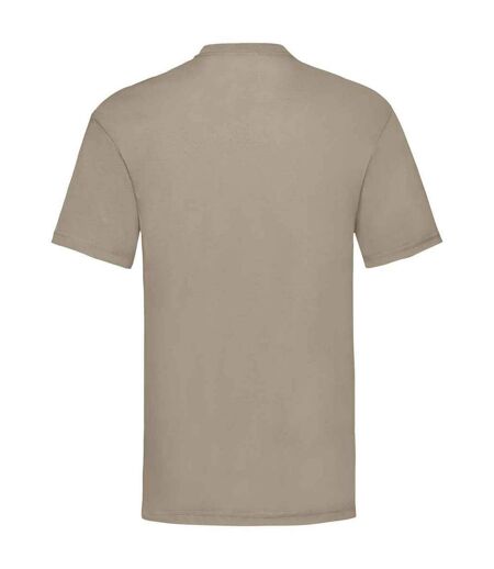 Mens valueweight t-shirt khaki Fruit of the Loom