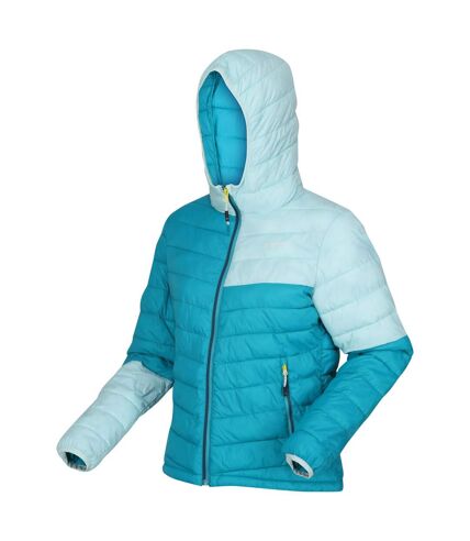 Doudoune matelassée hillpack femme bleu tahoe / turquoise délavé Regatta