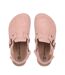 Childrens/kids Leather Mule Sandals Blush Pink Jack Wills-4