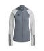 Womens/ladies Tiro 23 Logo Track Jacket Grey Adidas-2