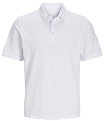 Polo manches courtes - JACK&JONES - Unisexe - JJ7556 - blanc