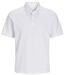 Polo manches courtes - JACK&JONES - Unisexe - JJ7556 - blanc