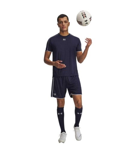 Mens Challenger Training Performance Shorts Navy White Under Armour