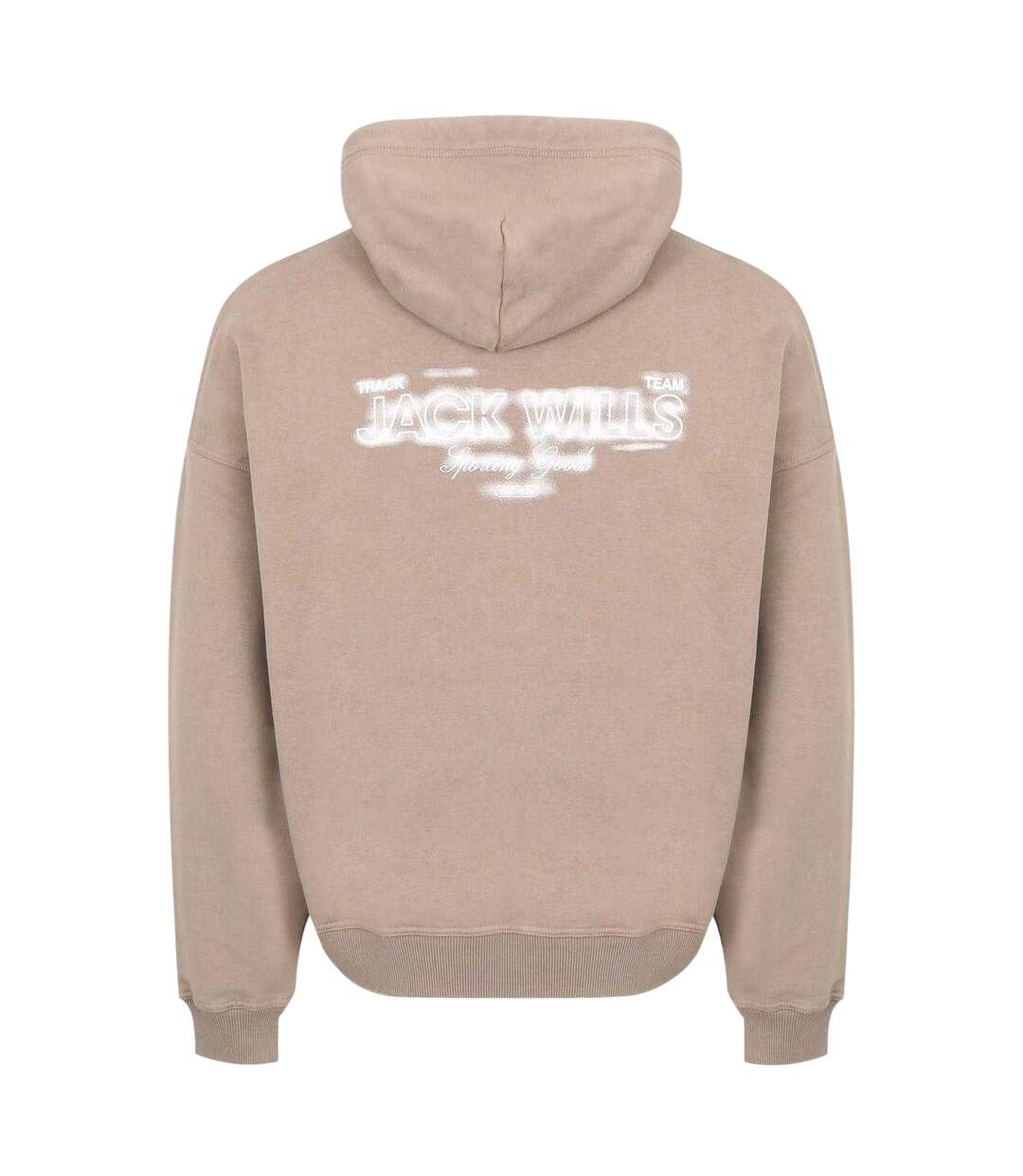 Mens Script Long-sleeved Hoodie Fawn Jack Wills-2