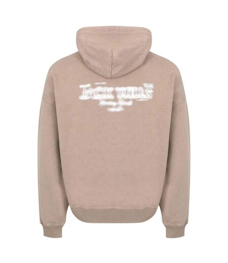 Mens Script Long-sleeved Hoodie Fawn Jack Wills