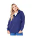 Veste De Survêtement Femme Bleu Marine Be You-2