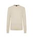 Mens Knitted Regular Top White Boss-1