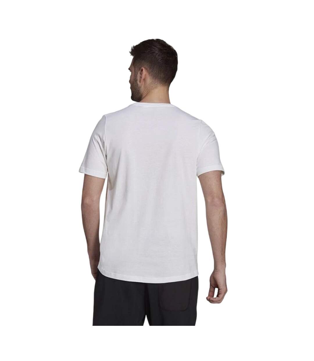 T-shirt Homme Blanc Adidas-2