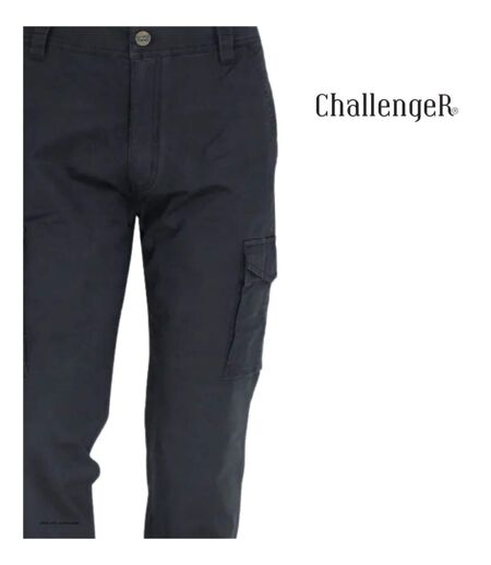 Pantalon Challenger PANT2001C cargo noir : le confort stretch utilitaire