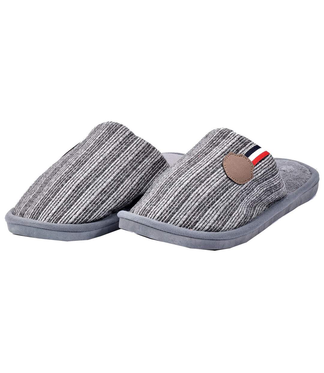 PANTOUFLE Homme PREMIUM AY609 GRIS