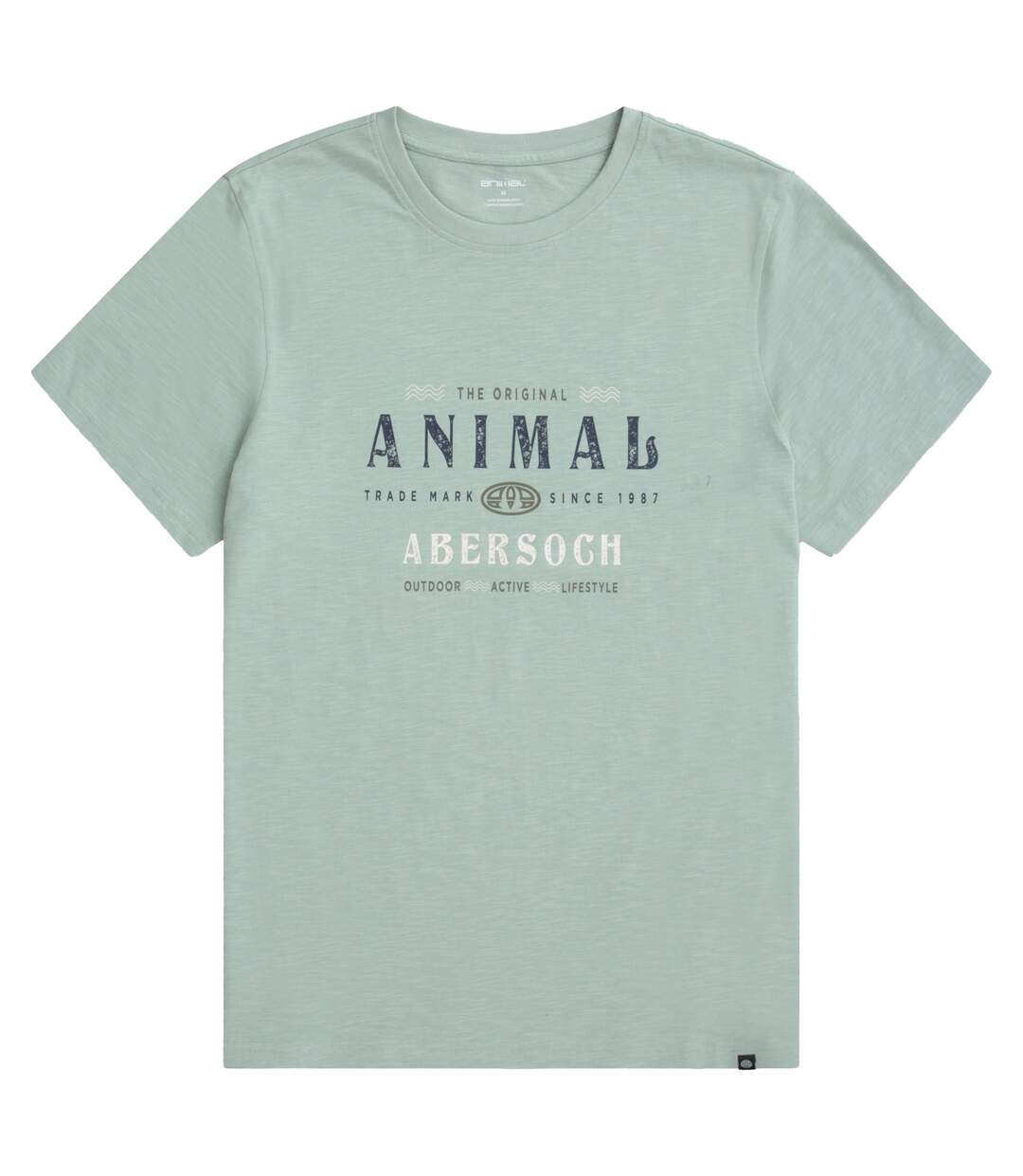 T-shirt Jacob Abersoch Homme Vert Animal-1