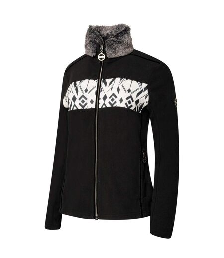 Womens/ladies Engross Ii Full Zip Sweatshirt Black Dare 2B