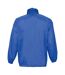 Unisex adult surf windbreaker royal blue SOLS-2