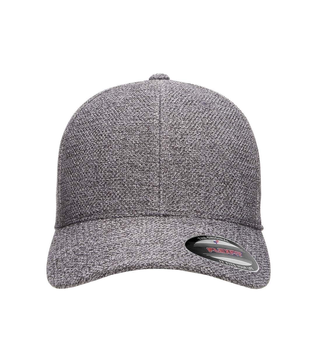 Casquette De Baseball Gris Foncé Chiné Flexfit-1