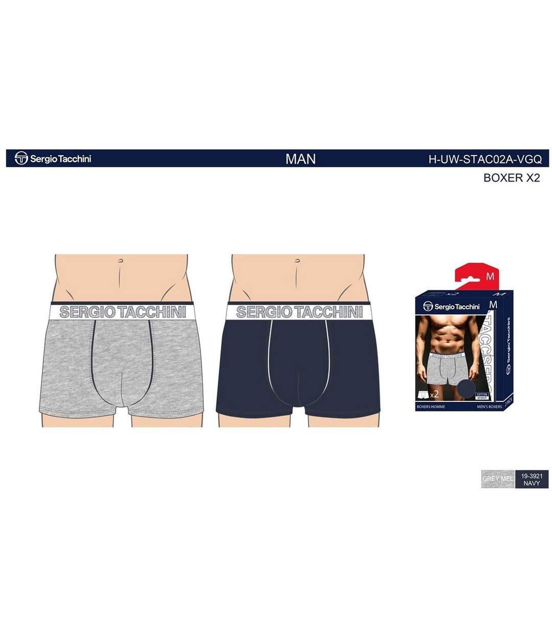 Boxer SERGIO TACCHINI Pack de 2 Boxers 1513-4