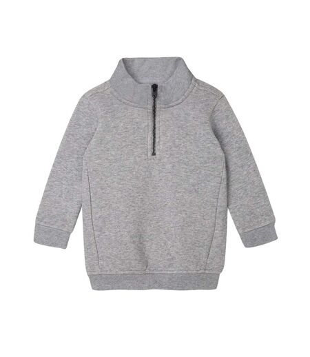 Sweat bébé gris chiné chiné Babybugz