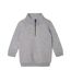 Sweat bébé gris chiné chiné Babybugz-1
