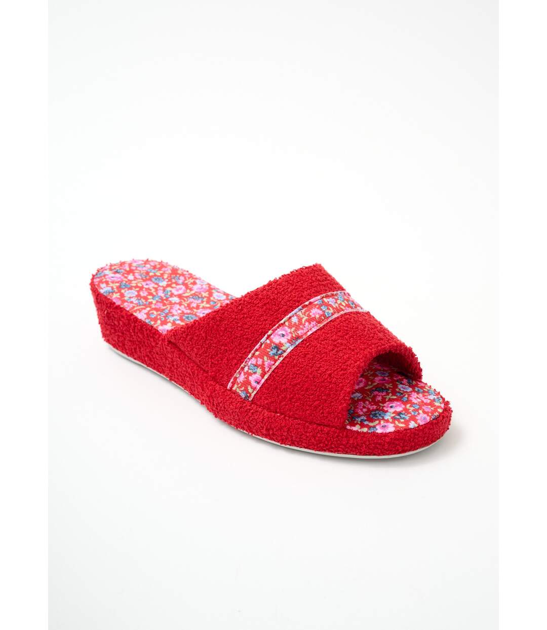 Chaussons mules toile largeur confort-1