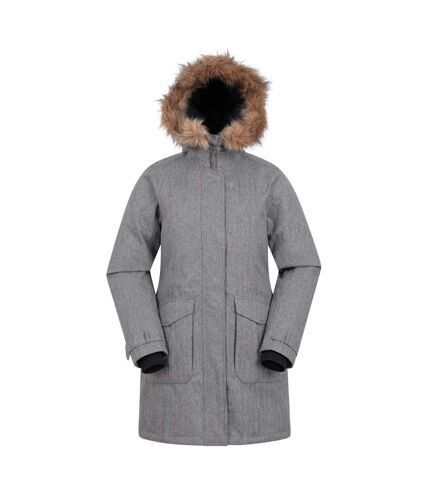 Womens/ladies aurora down jacket grey Mountain Warehouse