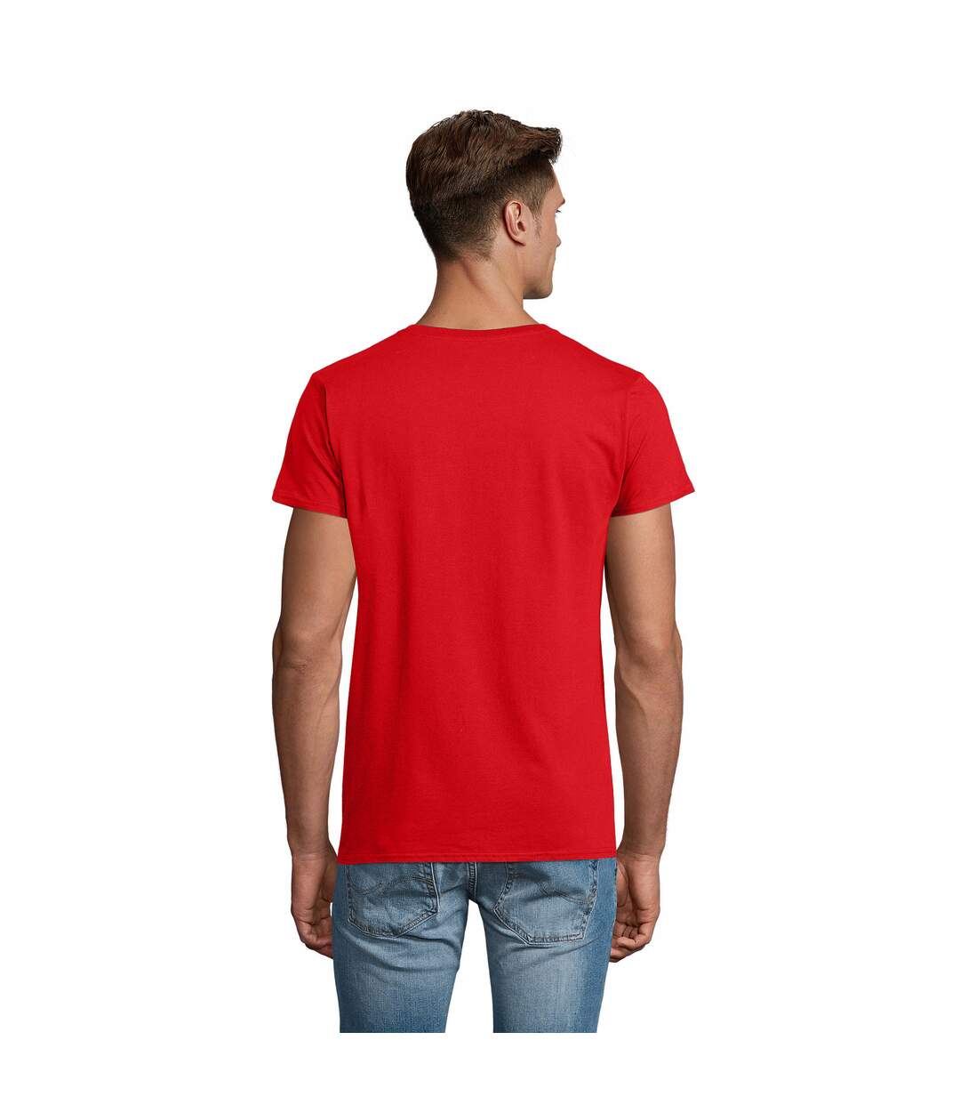 T-shirt Pioneer Homme Rouge Vif SOLS-3