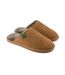 Mens ellis sheepskin slippers chestnut Eastern Counties Leather-1