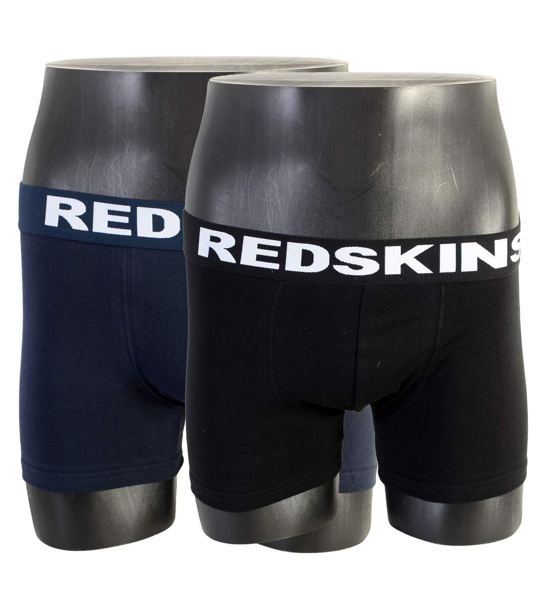 Boxer Redskins Pack De 2 Bx01 Nona-Set Noir Marine-5