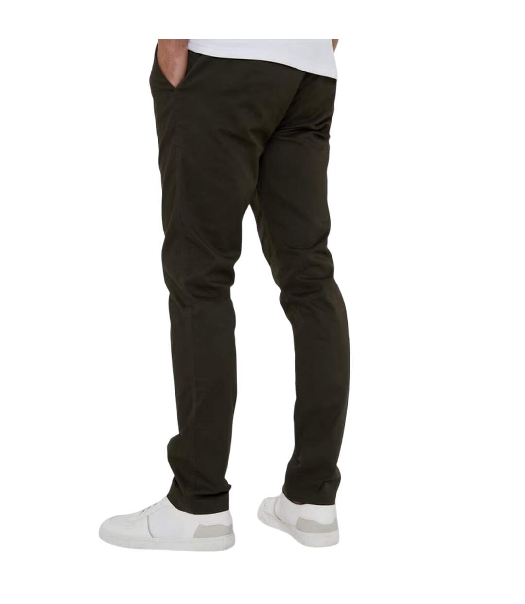 Mens Cast Slim Trousers Forest Threadbare-3