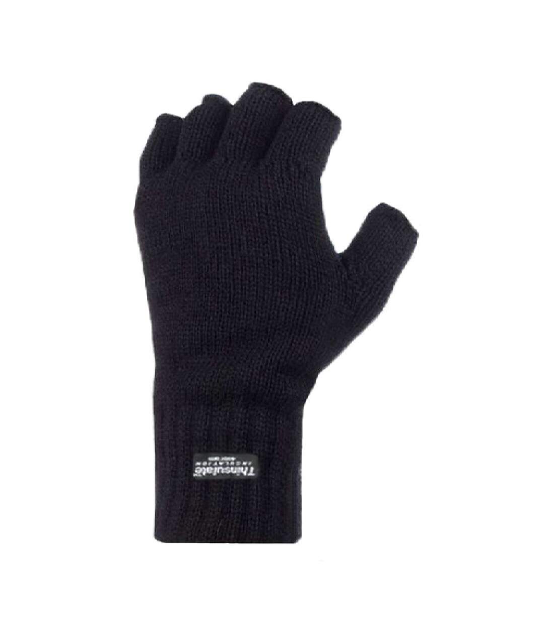 Gants Thinsulate Thermiques Hiver Sans Doigts M/L-2