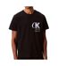 T-shirt noir homme calvin klein jeans ss 20s eu-1