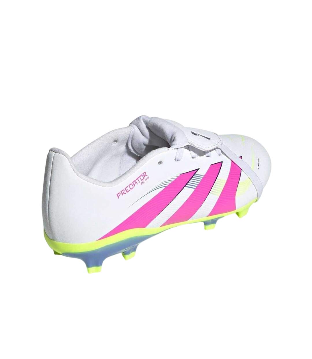 Chaussures De Foot Pour Terrain Ferme Motif/style Se Rabat Sur L´avant Predator League Enfant Blanc Rose Adidas-2
