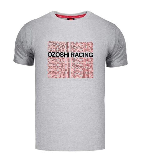 T-shirt Tsh04 Homme Gris Argenté Ozoshi