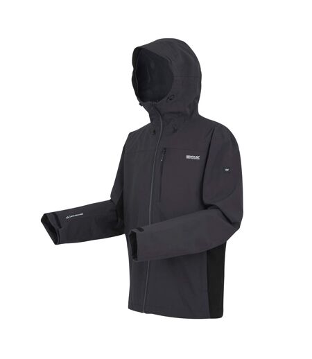 Mens birchdale ii waterproof jacket ash/black Regatta