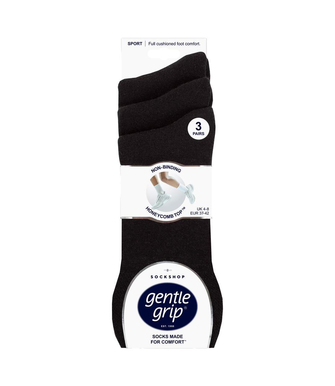 3 Pack Ladies and Mens Non Elastic Sport Socks-2