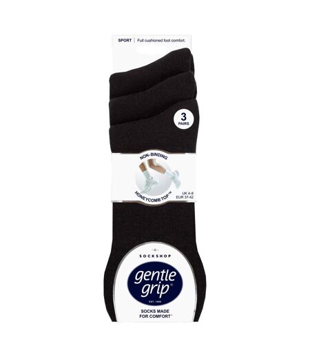 3 Pack Ladies and Mens Non Elastic Sport Socks