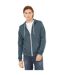 Canvas Unixex Zip-up Polycotton Fleece Hooded Sweatshirt / Hoodie Slate Heather Bella + Canvas-1