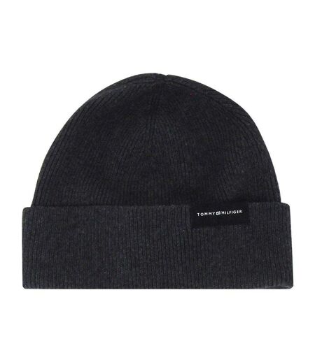 Bonnet Motif/style Logo Gris Charbon Tommy Hilfiger