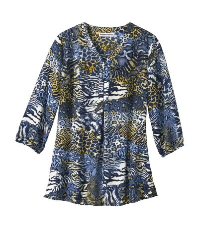 Blouse femme bleu Atlas For Women