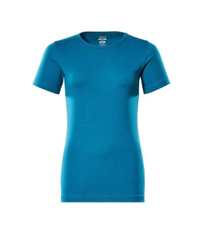Womens/ladies Crossover Arras T-shirt Petroleum Blue Mascot
