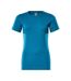 Womens/ladies Crossover Arras T-shirt Petroleum Blue Mascot-1