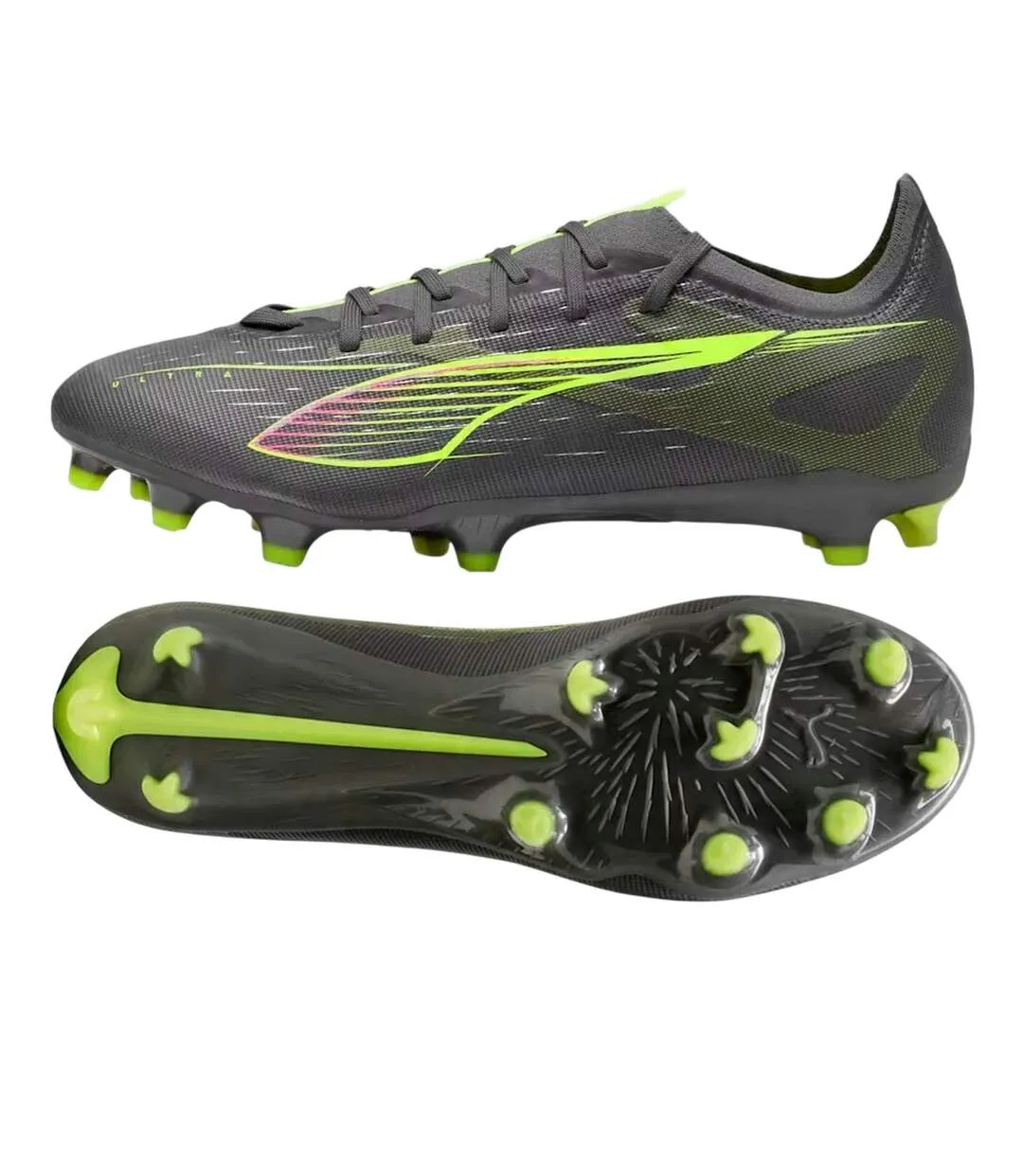Chaussures De Foot Pour Terrain Ferme Match Ultra Homme Gris Puma-2