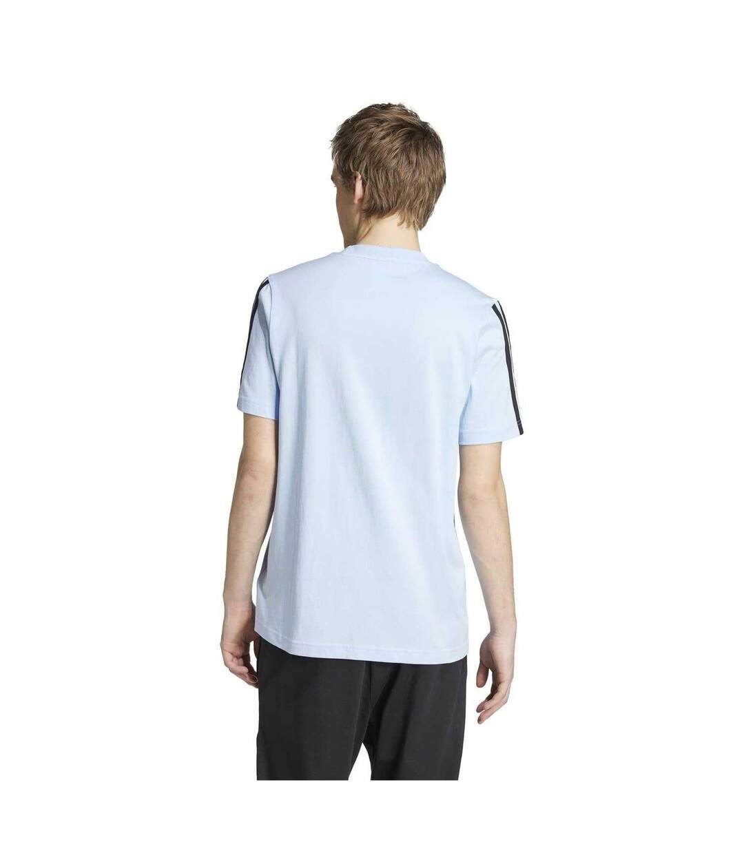 T-shirt Motif/style 3 Rayures Homme Brille Adidas-3