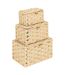Lot de 3 Boîtes Déco Elio 27cm Naturel-1