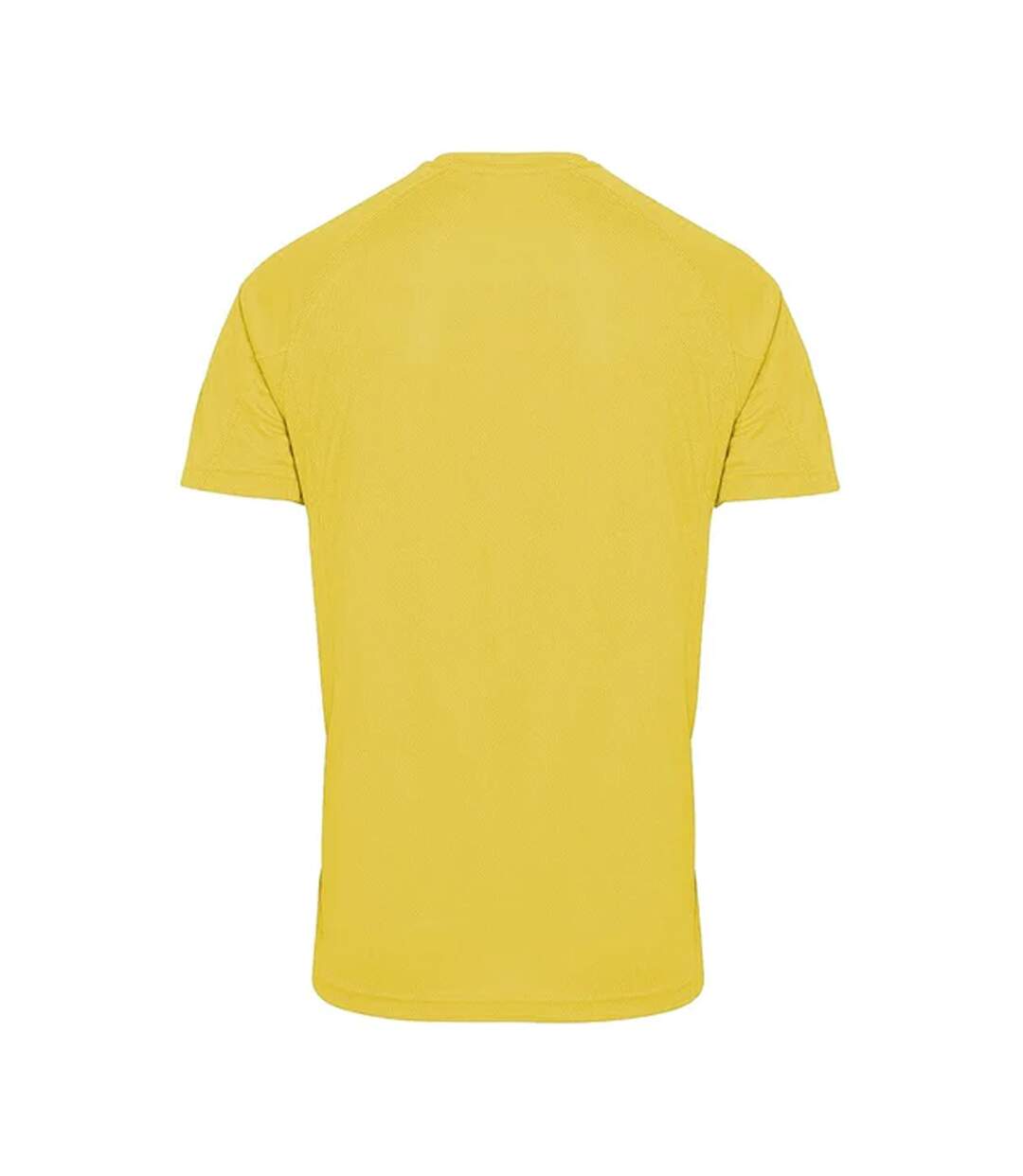 T-shirt à manches courtes homme jaune soleil Tri Dri