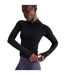 Womens/ladies Universa Dri-fit Base Layer Top Black Anthracite Smoke Grey Nike-3