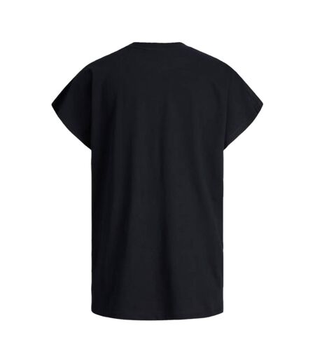 T-shirt Sans Manches Motif/style Uni Femme Noir JJXX
